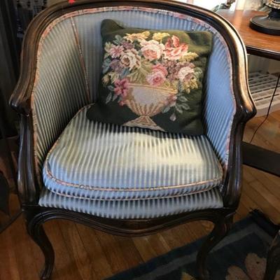 French style barrel chairs $120 each
2 available