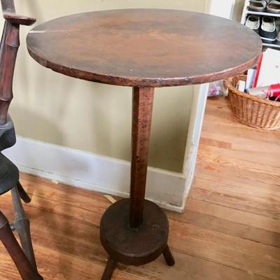 Primitive pedestal table $45
15 X 25"