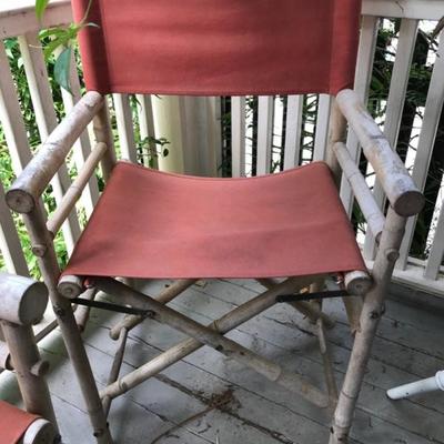 Bamboo director's chair $35
2 avialable