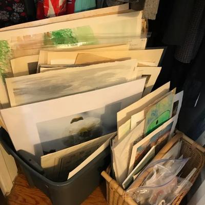unframed art