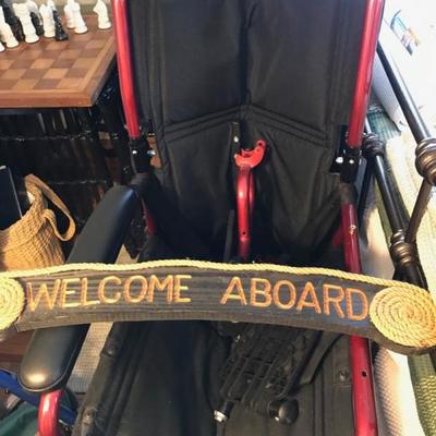 wheelchair and walker