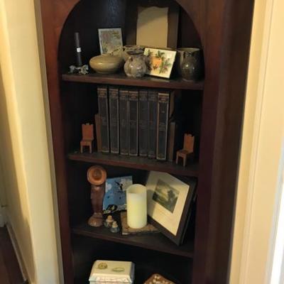 Corner bookshelf $165
36 X 12 X 62"
2 miniature chairs SOLD