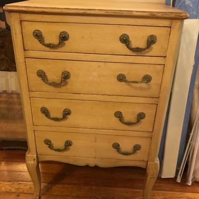 Chest of drawers $35
18 1/2  X 13 1/2 X 28 1/2"