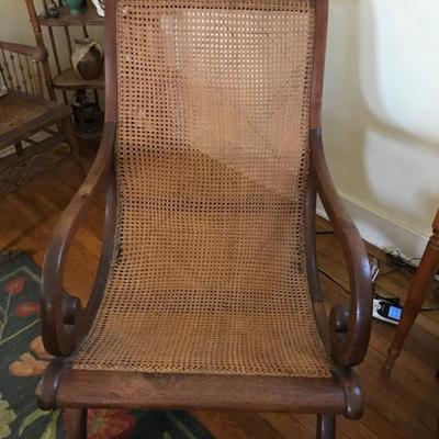 Plantation cane chair $195
24 X 38 X 35