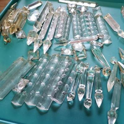 Vintage crystal prisms 