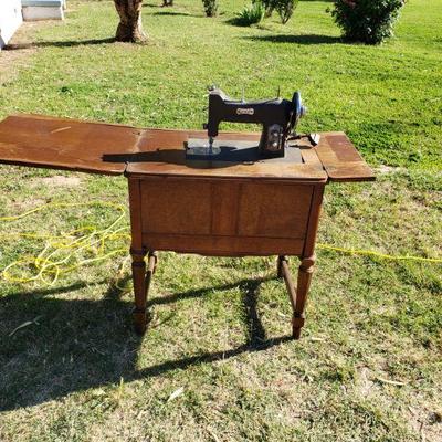 Domestic sewing machine & stand