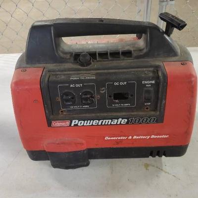 Coleman Powermate 1000 Generator and Battery Boost ...