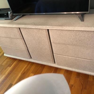 modern triple dresser