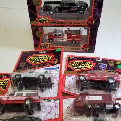 1 Lot  9 items  Road Champs Toys  See Pix N ...