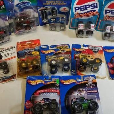 1 Lot Toys to include Monster Trucks  Big Foot  Pe ...