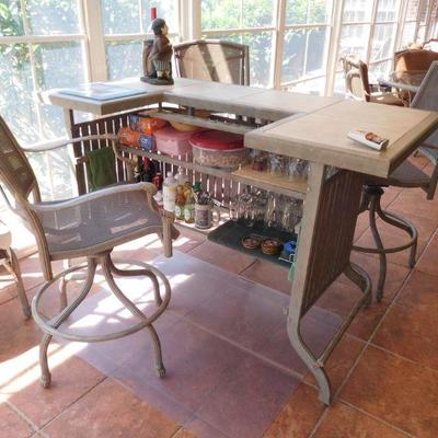 Bar and Bar Stools
