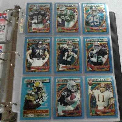 Complete 1994 Finest Football Trading Card Set w B ...