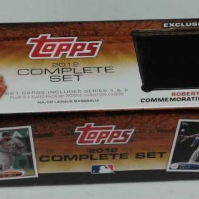 Complete 2012 Topps Baseball Card Set #1-660 In Ne ...