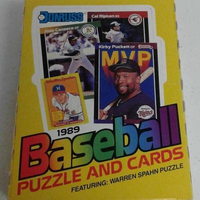 1989 Donruss Wax Box with 36 Sealed Baseball Card ...