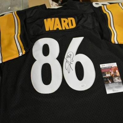 Signed Hines Ward Pittsburgh Steelers Authentic Re ...