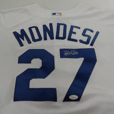 Signed Aldelberto Mondesi Authentic Major League B ...