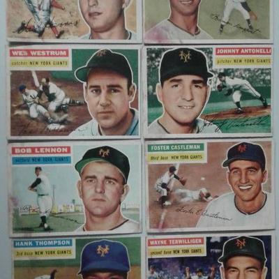 Original Lot of Fifteen 1956 Topps Baseball Cards ...