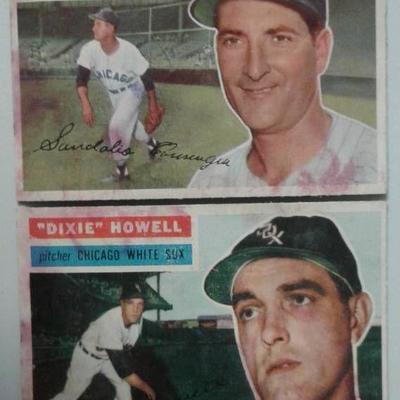 Original Lot of Two 1956 Topps Baseball Cards All ...