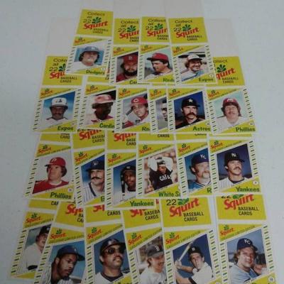 Complete Set of 22 1982 Squirt Baseball Trading Ca ...