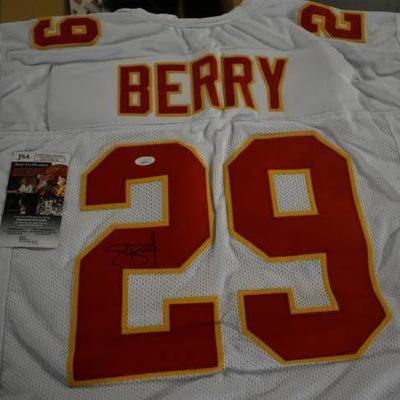 Signed Eric Berry Kansas City Chiefs #29 Authentic ...