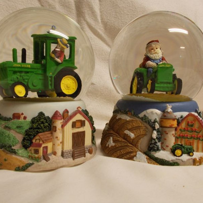 John Deere Snow Globes