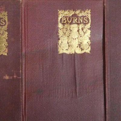 Three Volume Set of Robert Burns Poetry