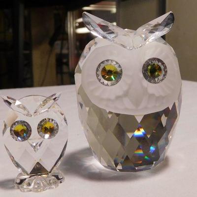 Swarovski Crystal Owls