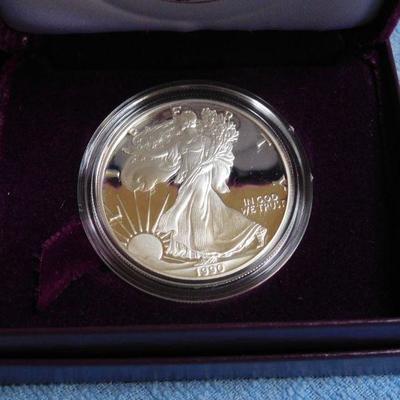 1990 Silver Eagle - 1 Ounce Fine Silver