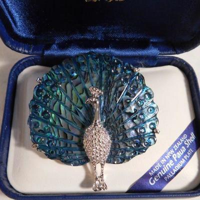 Genuine Paua Shell Brooch