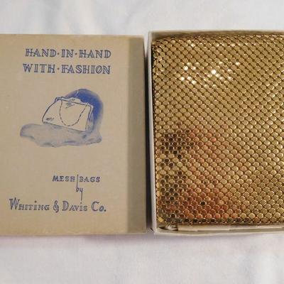 Whiting & Davis Mesh Wallet -- In Original Box