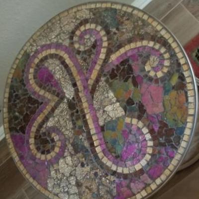 Mosaic glass table/pier one imports