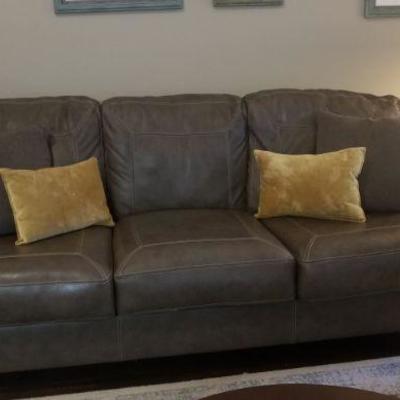 Leather couch/Ashley furniture
