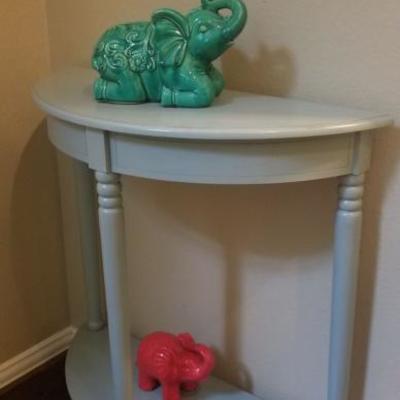 Elephant  glass statues/ Wall or couch table