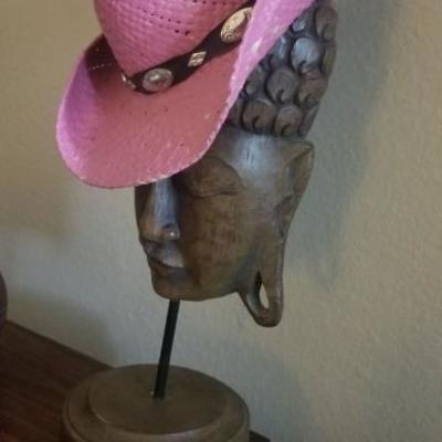 Women's pink cowboy hat