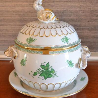 Herend dolphin tureen