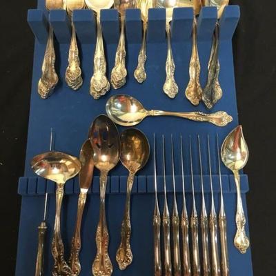 Silver Plated Reed Barton Service for 8 Plus