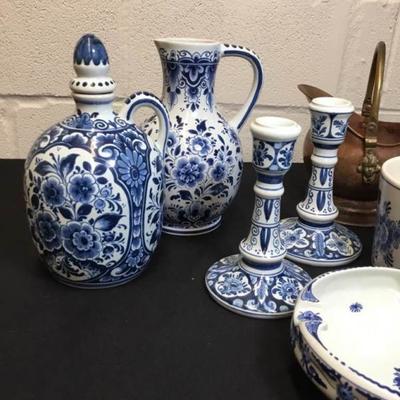 Delft Collection 7 Pieces, Made in Holland