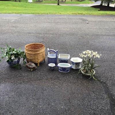 Planters and Garden Decor 10 Pieces