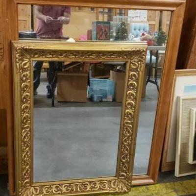 #1801: Two Framed Mirrors
Each measures approx 24