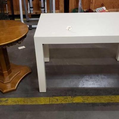 #1520: Dining Table White and Lamp Table
Dining Table White 48