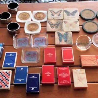 APT155 Playing Cards, Ashtrays, Coasters & More