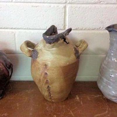 APT020 Three Handmade Ceramic Vases 