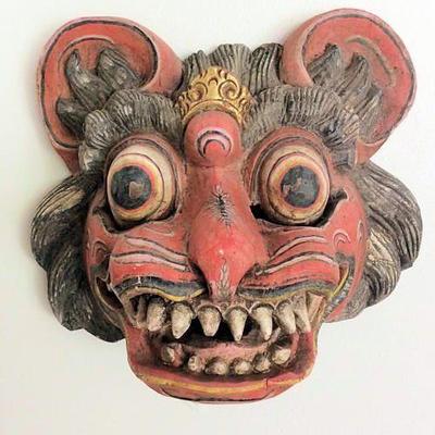 APT004 Carved Wooden Bali Mask