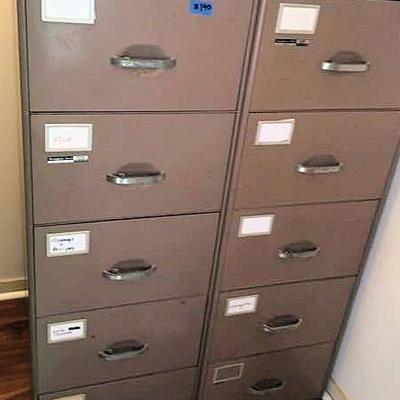APT140 Two  Vertical Filing Cabinets