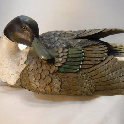Plastic duck figure