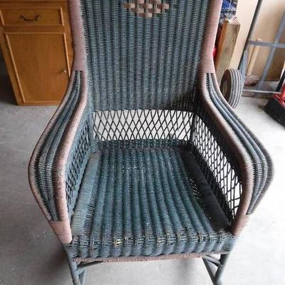 wicker rocking chair