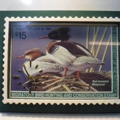 Migratory birds hunting stamp print turned into a ...