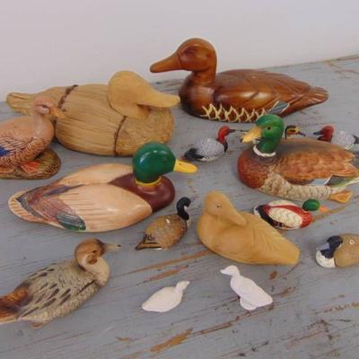 Large Lot of Decorative Ducks