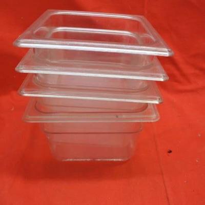 4 Clear Plastic 1 6 Chief Line Dishes