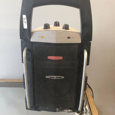 Black & Decker Portable Heater- Tested